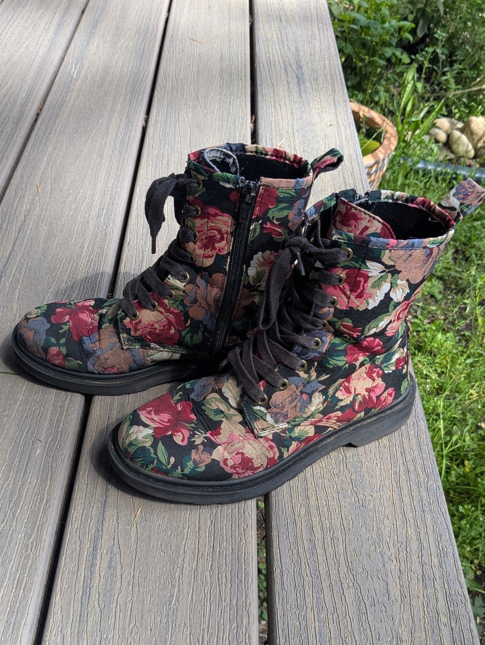 Floral Boots
